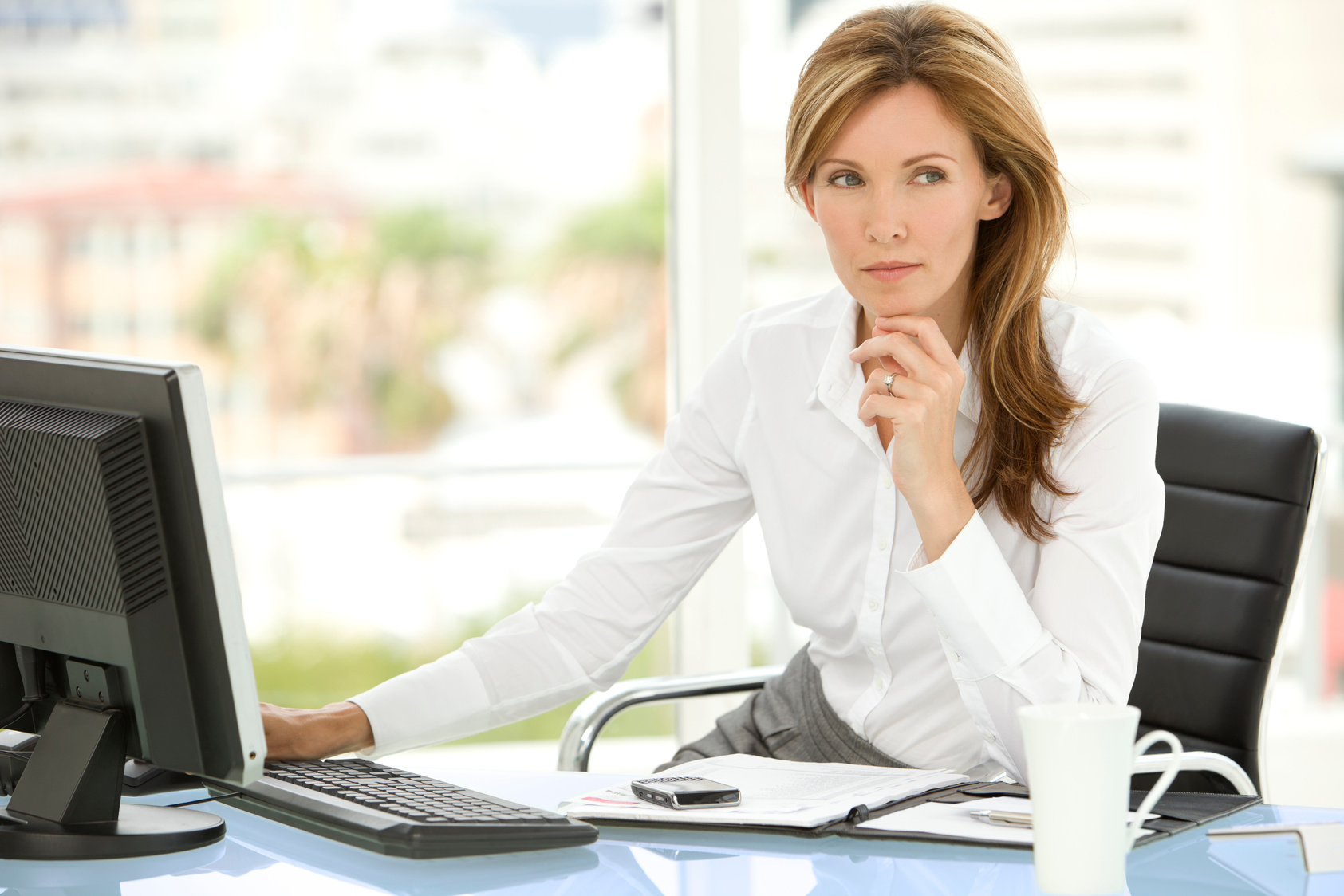 Executive Woman at workplace