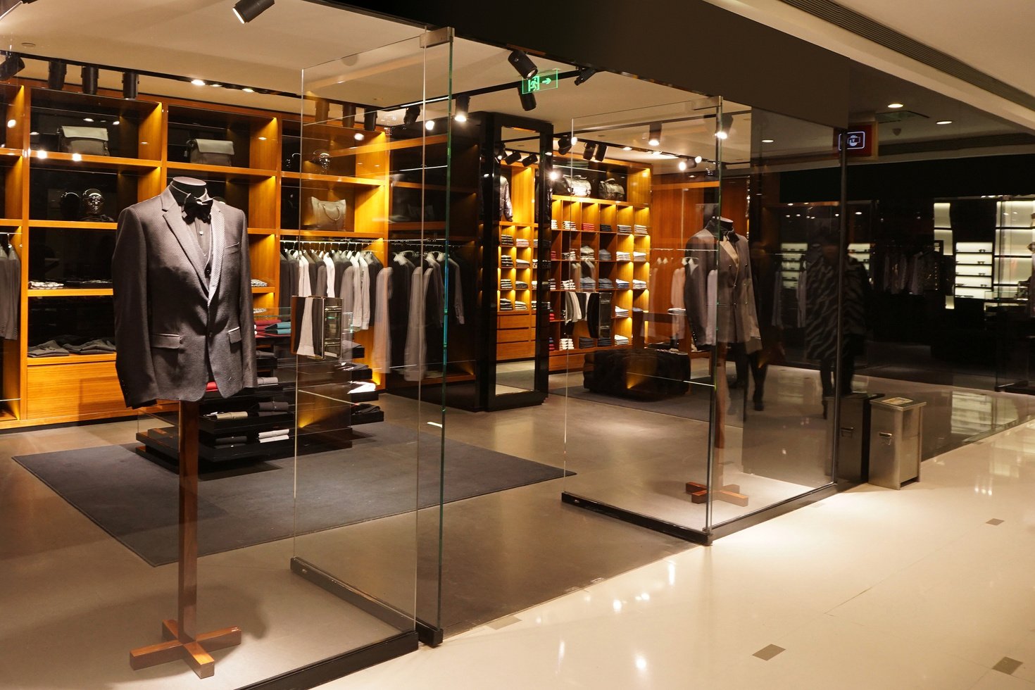 modern fashion shop storefront and showcase